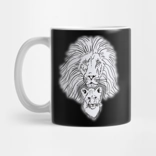 Lion and Cub Mug